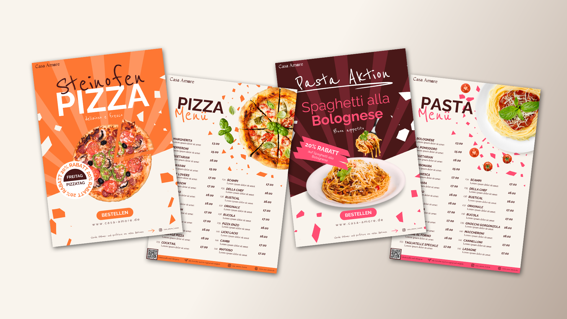 Brand Design Italienisches Restaurant Casa Amore-03