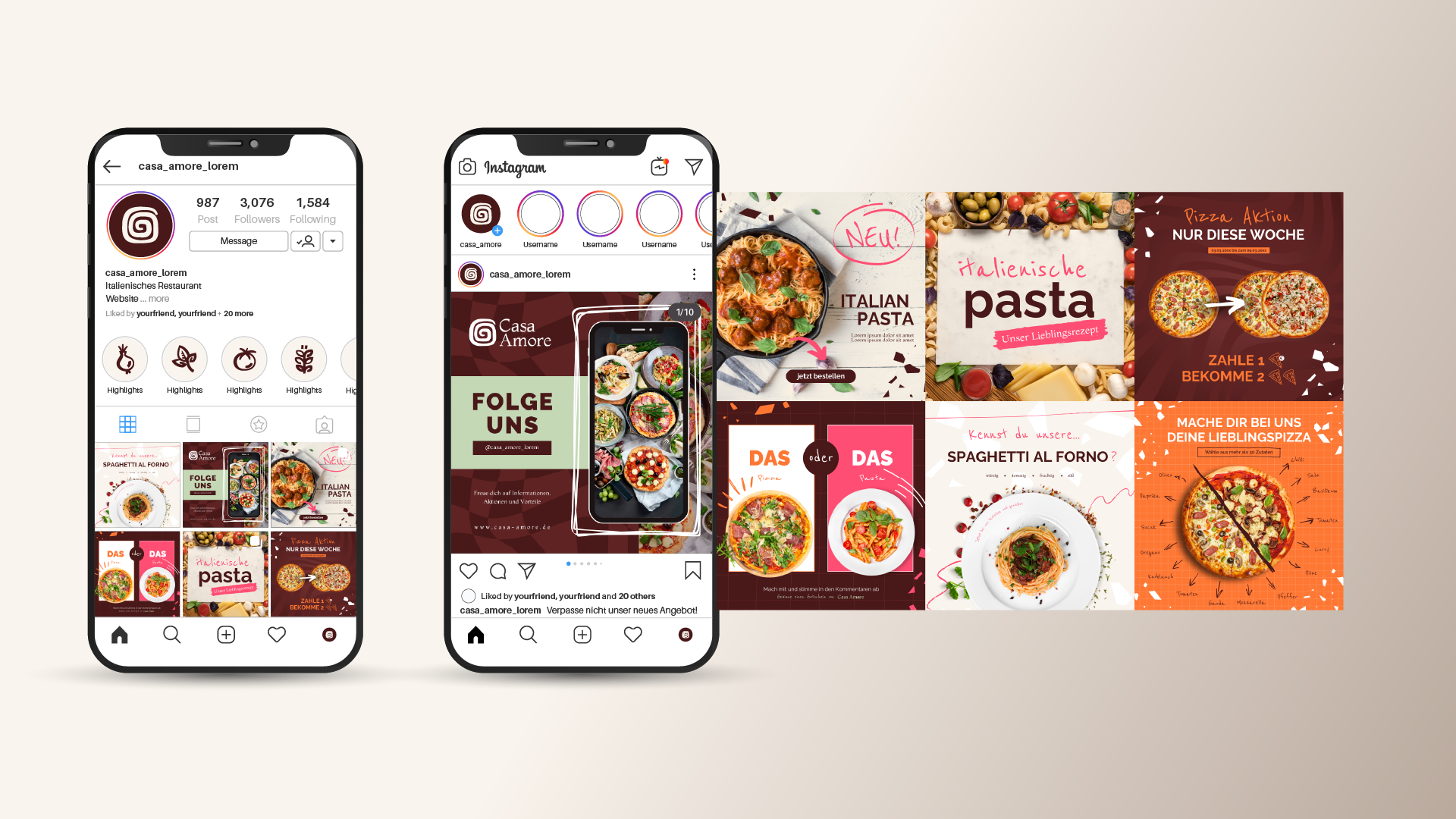 Brand Design Italienisches Restaurant Casa Amore-04