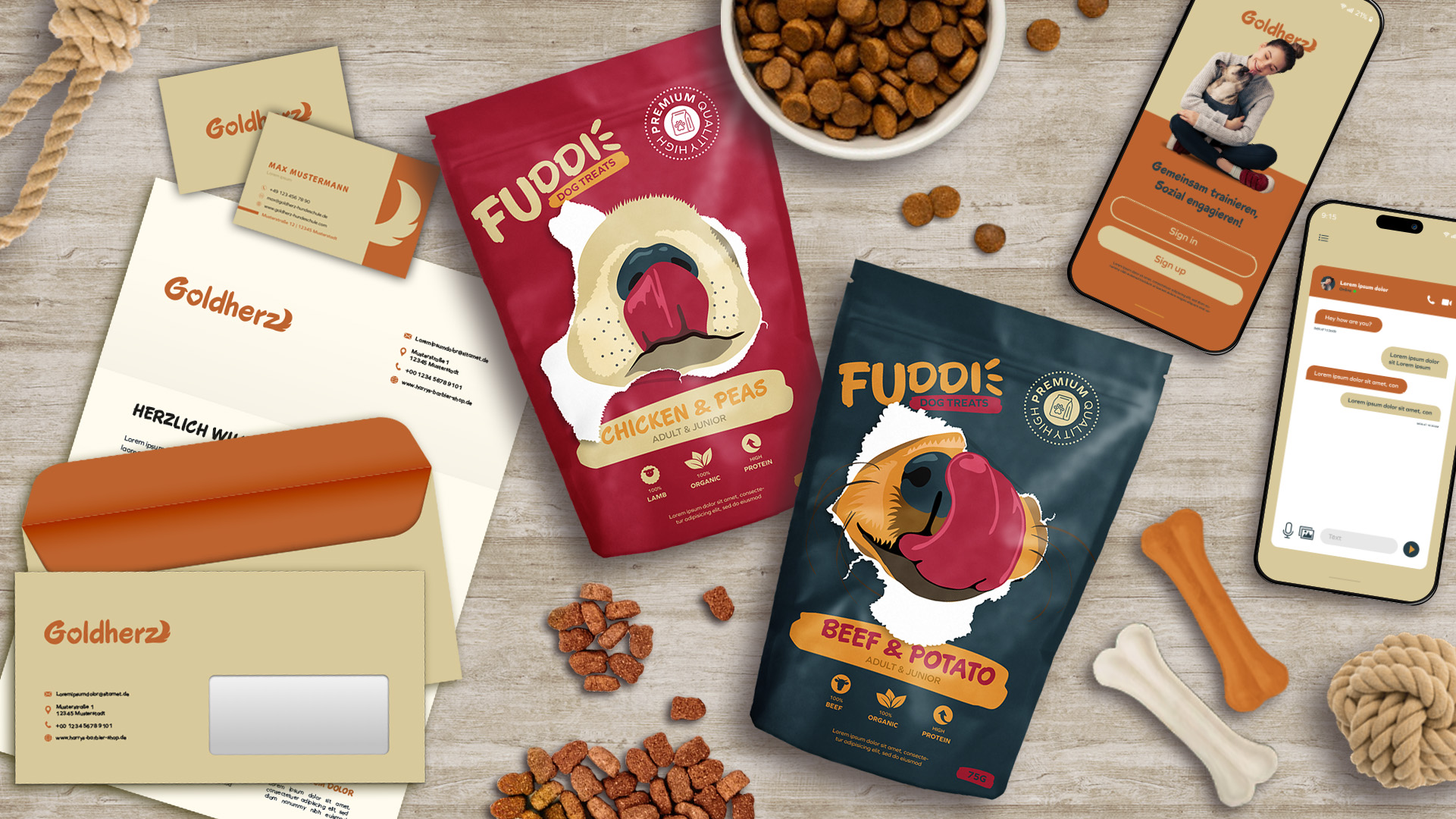 Goldherz-Hundeschule_CI_Mock-Up