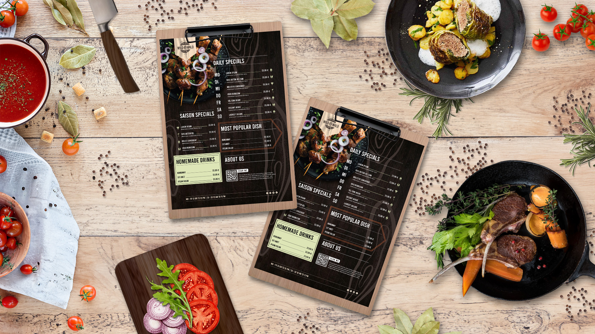 Speisekarte-Header-Restaurant-Webseite