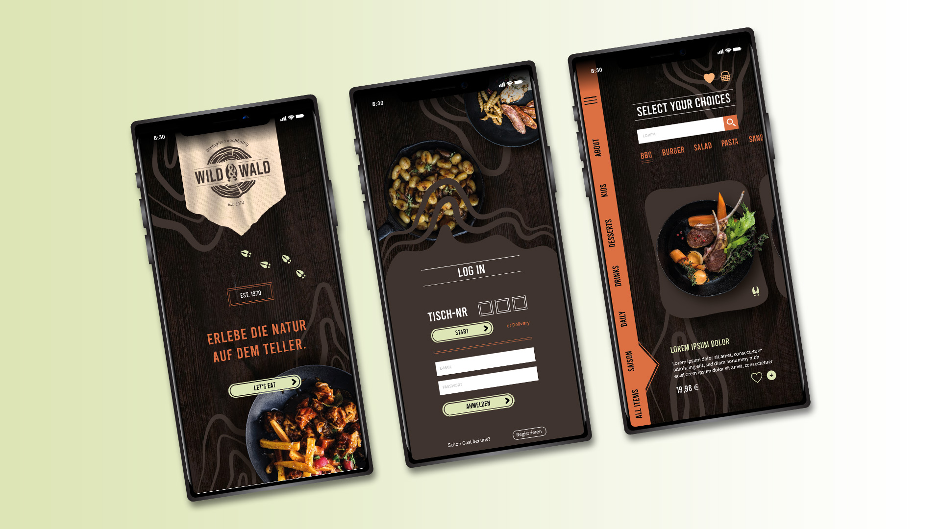 Speisekarte-Header-Restaurant-Webseite-Smartphone